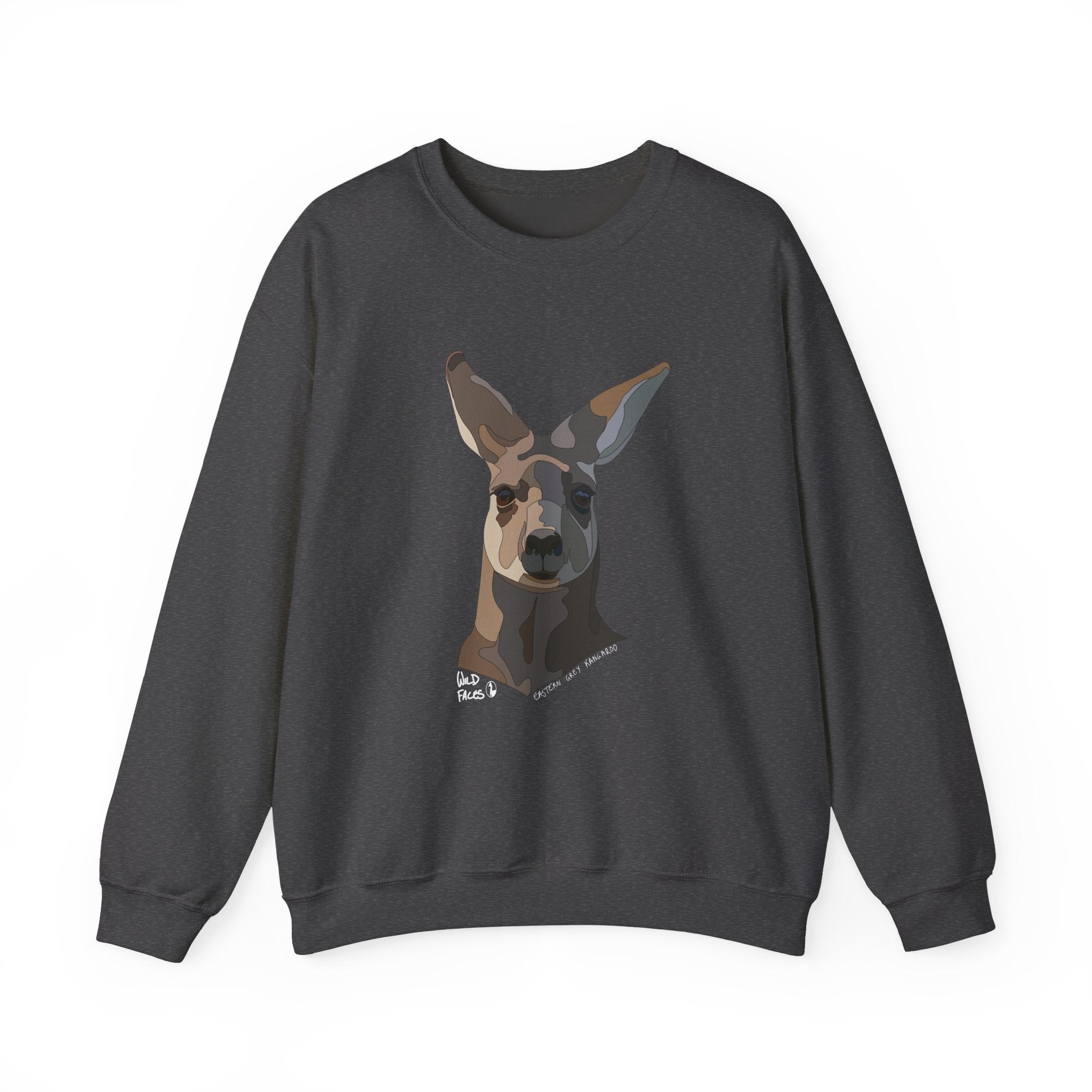 Eastern Grey Sweatshirt (white font) | Unisex Heavy Blend™ Crewneck Printify