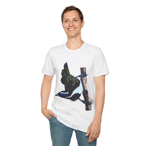 Blue-faced Honeyeater - Unisex Softstyle T-Shirt Printify