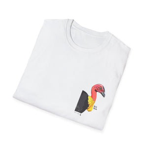 Australian Brush-turkey - Small design - Unisex Softstyle T-Shirt Printify