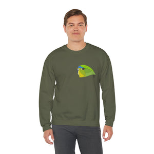 Orange-bellied Parrot Sweatshirt | Unisex Heavy Blend™ Crewneck Printify