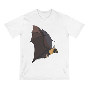 Spectacled Flying Fox (in flight) | Organic Staple T-shirt Printify
