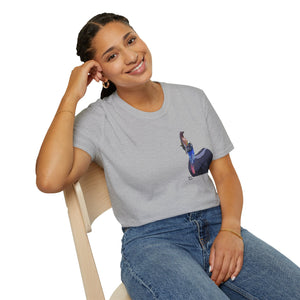 Southern Cassowary - Small design - Unisex Softstyle T-Shirt Printify