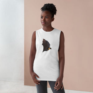 Spectacled Flying Fox (in flight) - Unisex Barnard Tank Printify
