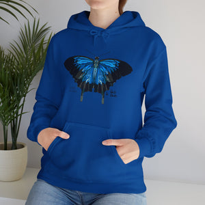 Ulysses Butterfly | Unisex Heavy Blend™ Hooded Sweatshirt Printify