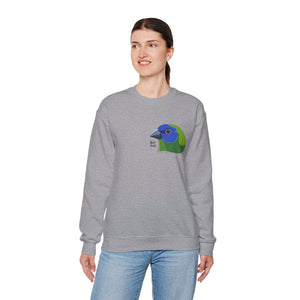 Blue-faced Parrotfinch Sweatshirt | Unisex Heavy Blend™ Crewneck Printify