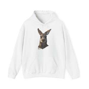 Eastern Grey Kangaroo | Unisex Heavy Blend™ Hooded Sweatshirt Printify