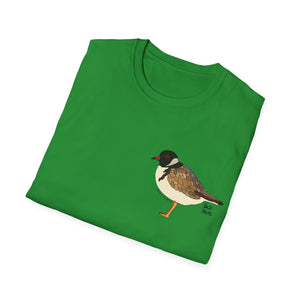 Hooded Plover - Small design - Unisex Softstyle T-Shirt Printify