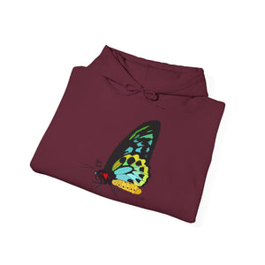 Birdwing Butterfly | Unisex Heavy Blend™ Hooded Sweatshirt Printify
