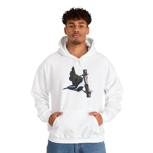 Blue-faced Honeyeater | Unisex Heavy Blend™ Hooded Sweatshirt Printify