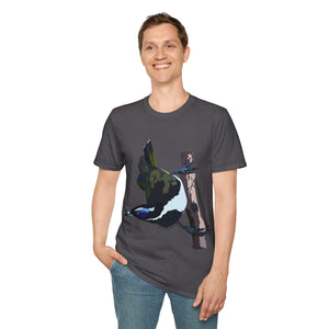 Blue-faced Honeyeater - Unisex Softstyle T-Shirt Printify