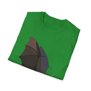 Spectacled Flying Fox (in flight) - Unisex Softstyle T-Shirt Printify