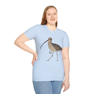 Eastern Curlew- Unisex Softstyle T-Shirt Printify