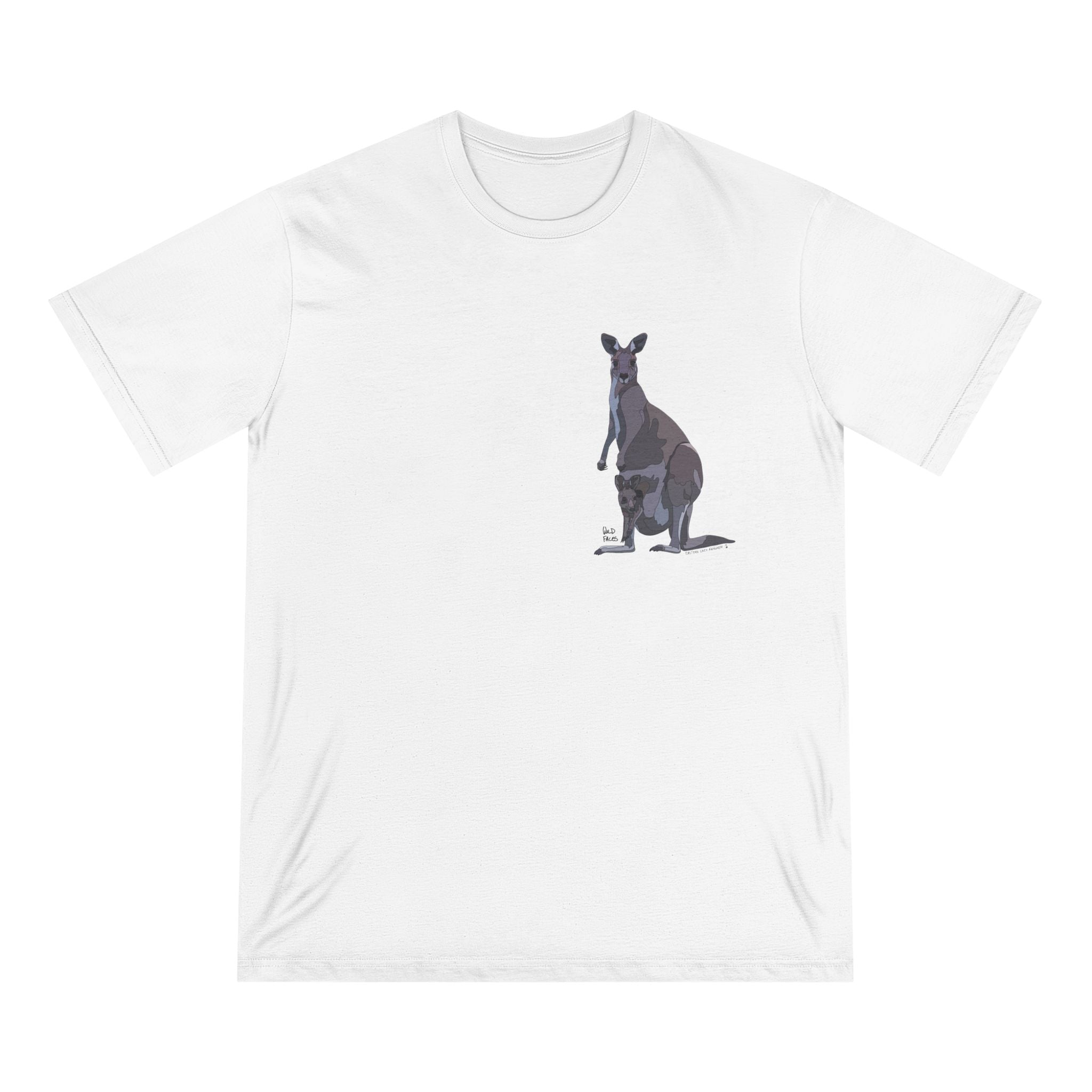 Eastern Grey Kangaroo (with joey) | Organic Staple T-shirt