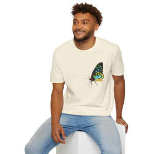 Birdwing Butterfly - Small design - Unisex Softstyle T-Shirt Printify