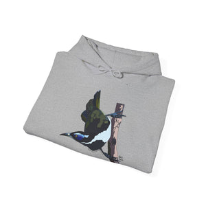 Blue-faced Honeyeater | Unisex Heavy Blend™ Hooded Sweatshirt Printify