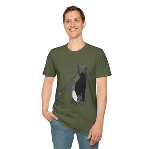 Yellow-bellied Sheath-tailed Bat - Unisex Softstyle T-Shirt - Wild Faces