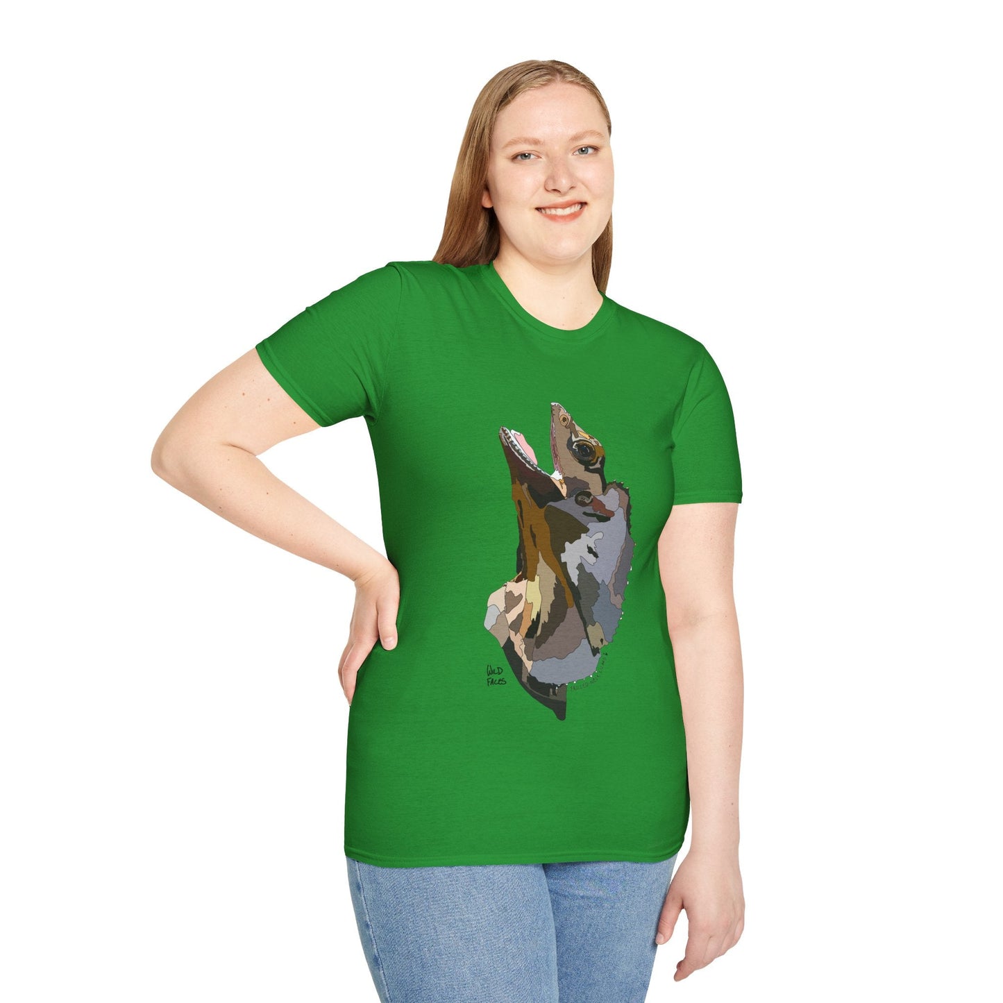Frilled-neck Lizard - Unisex Softstyle T-Shirt Printify