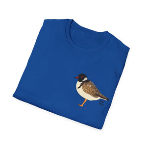 Hooded Plover - Small design - Unisex Softstyle T-Shirt Printify
