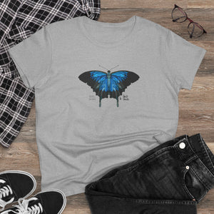 Ulysses Butterfly - Women's Midweight Cotton Tee Printify