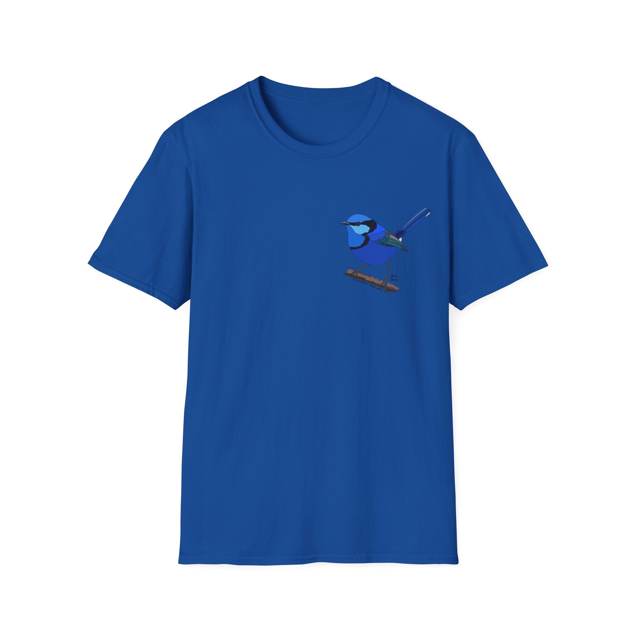 Splendid Fairy-wren - Small design - Unisex Softstyle T-Shirt