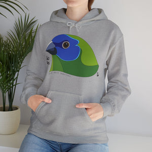 Blue-faced Parrotfinch | Unisex Heavy Blend™ Hooded Sweatshirt Printify