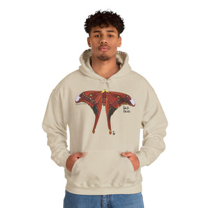 Hercules Moth | Unisex Heavy Blend™ Hooded Sweatshirt Printify