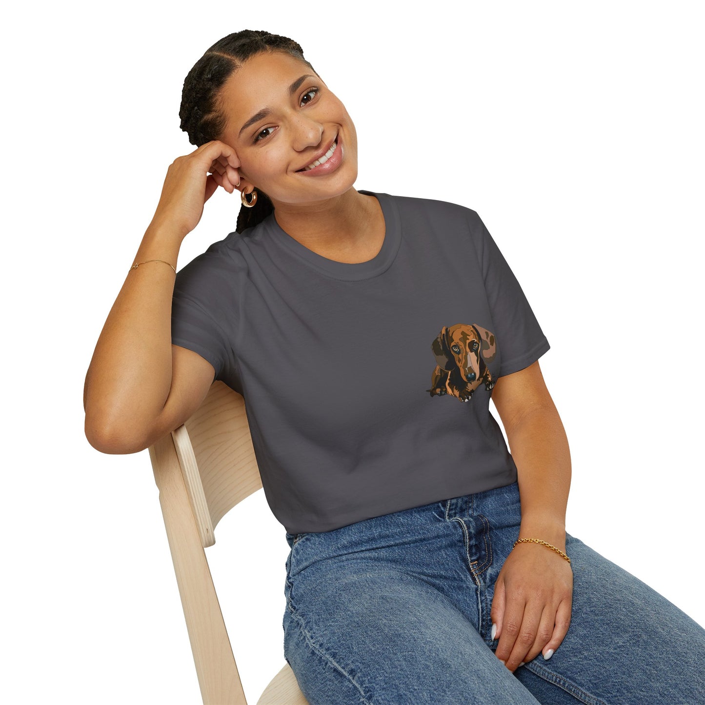 Dachshund (small body) - Unisex Softstyle T-Shirt