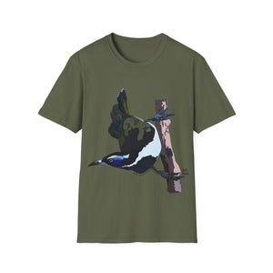 Blue-faced Honeyeater - Unisex Softstyle T-Shirt Printify