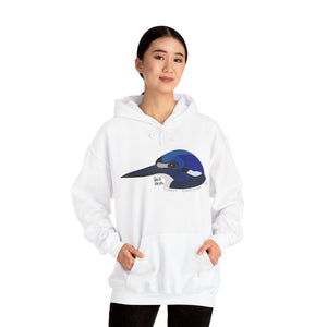 Forest Kingfisher Head | Unisex Heavy Blend™ Hooded Sweatshirt Printify