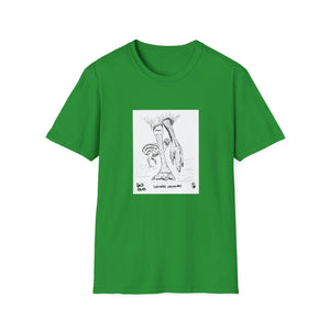 Southern Cassowary with chick - Unisex Softstyle T-Shirt Printify