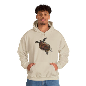 Green Turtle | Unisex Heavy Blend™ Hooded Sweatshirt Printify
