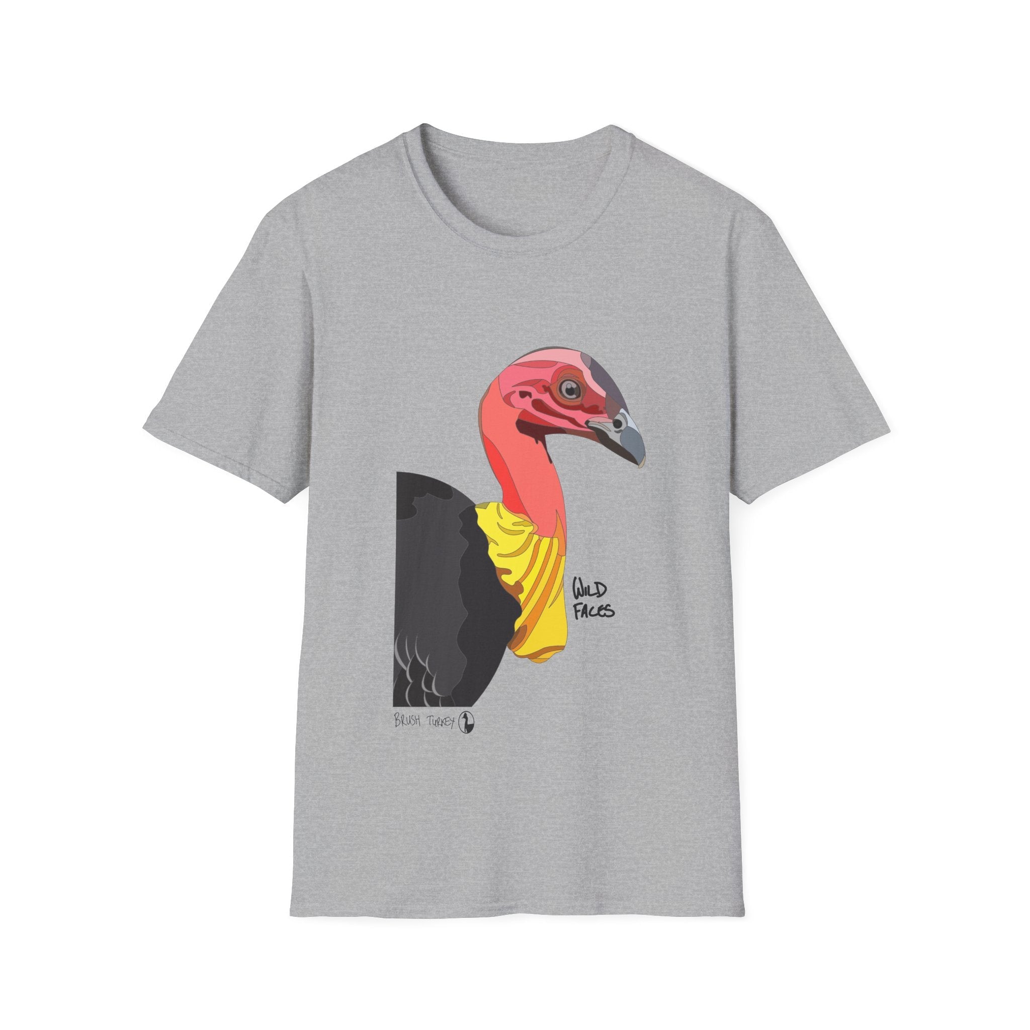 Australian Brushturkey - Unisex Softstyle T-Shirt Printify