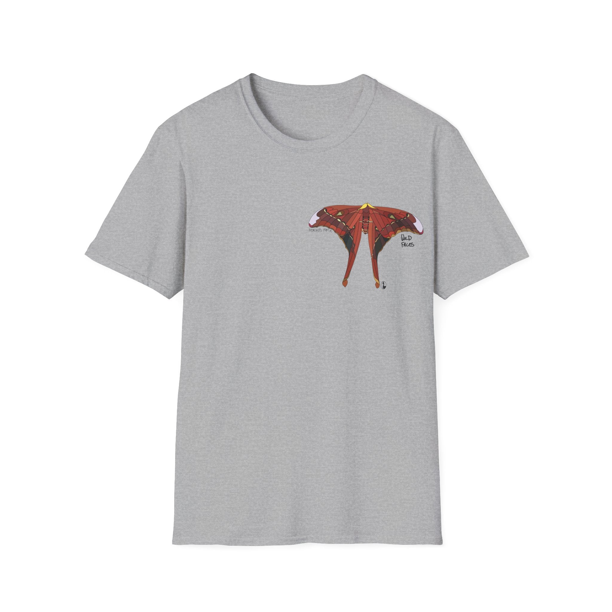 Hercules Moth - Small design - Unisex Softstyle T-Shirt Printify