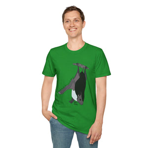 Yellow-bellied Sheath-tailed Bat - Unisex Softstyle T-Shirt - Wild Faces
