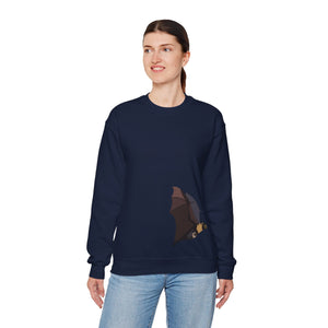 Spectacled Flying Fox (in flight) Sweatshirt | Unisex Heavy Blend™ Crewneck Printify