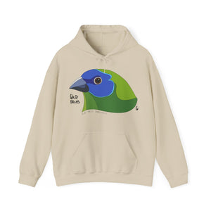 Blue-faced Parrotfinch | Unisex Heavy Blend™ Hooded Sweatshirt Printify