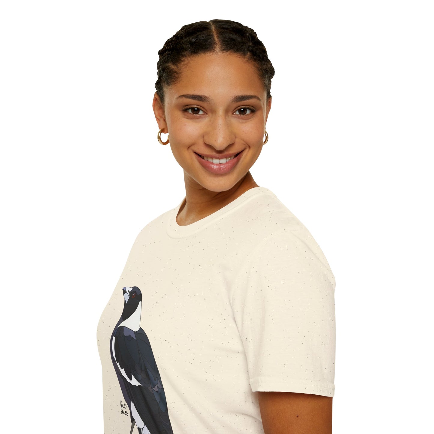 Australian Magpie - Unisex Softstyle T-Shirt