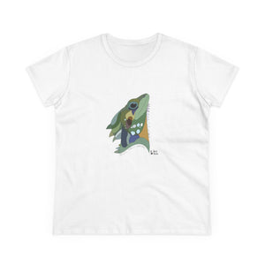 Boyd's Forest Dragon - Women's Midweight Cotton Tee Printify