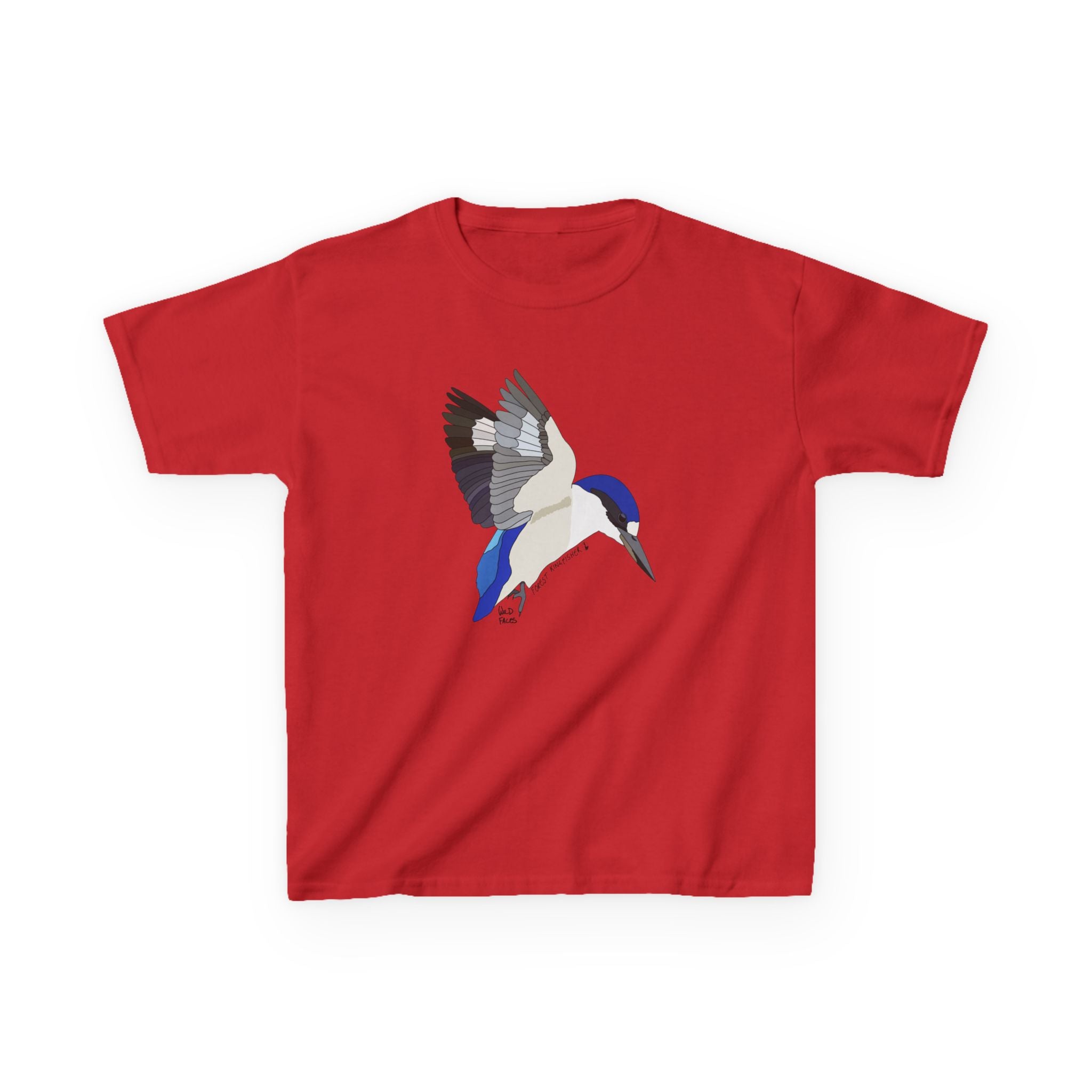 Forest Kingfisher (flying) | Kids Heavy Cotton™ Tee