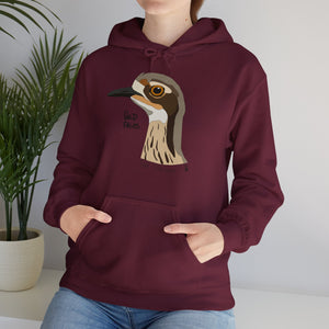 Bush-stone Curlew (head) | Unisex Heavy Blend™ Hooded Sweatshirt Printify