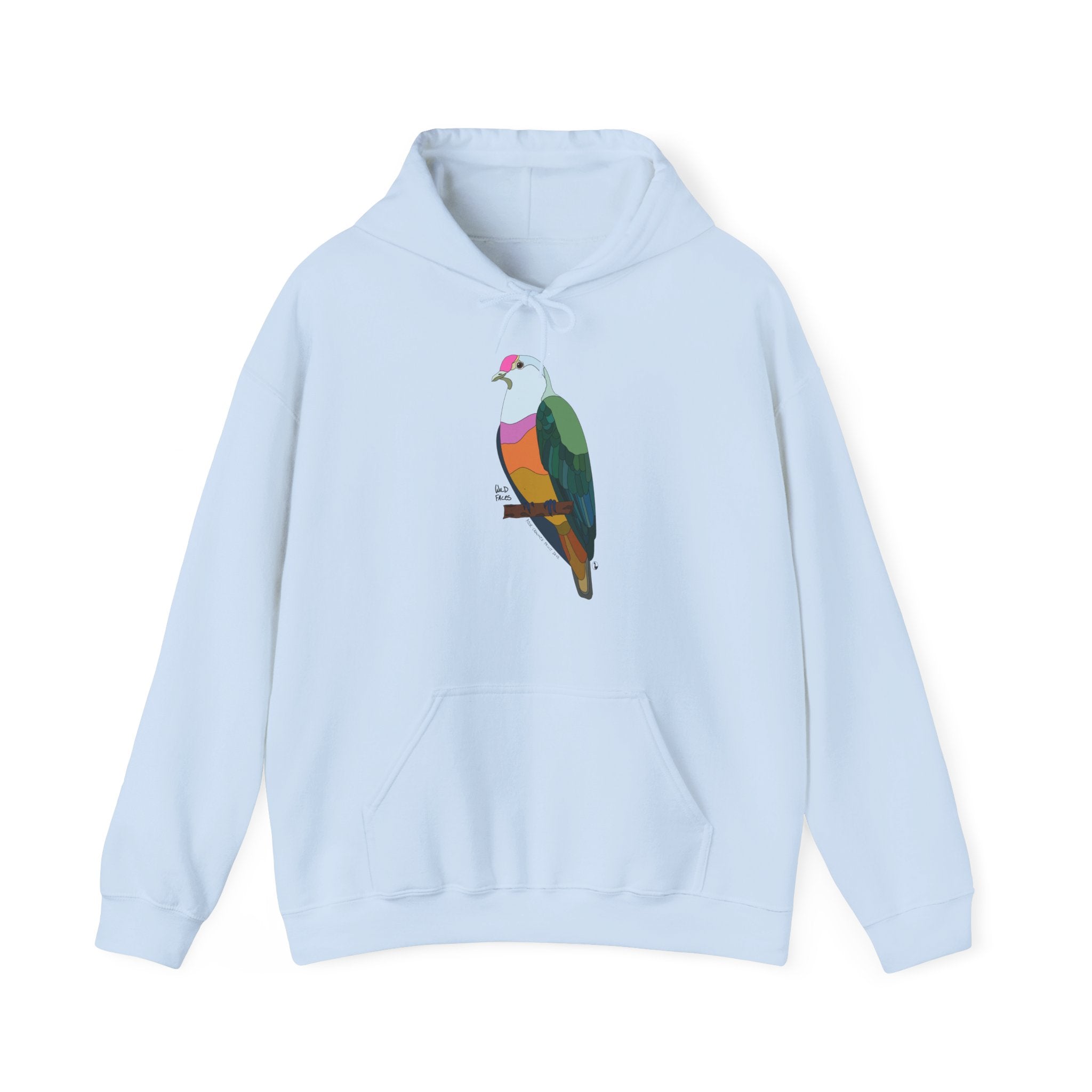 Rose-crowned Fruit Dove | Unisex Heavy Blend™ Hooded Sweatshirt