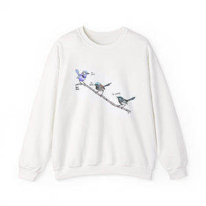 Trio of Fairywrens | Unisex Heavy Blend™ Crewneck Printify