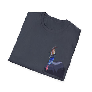 Southern Cassowary - Small design - Unisex Softstyle T-Shirt Printify