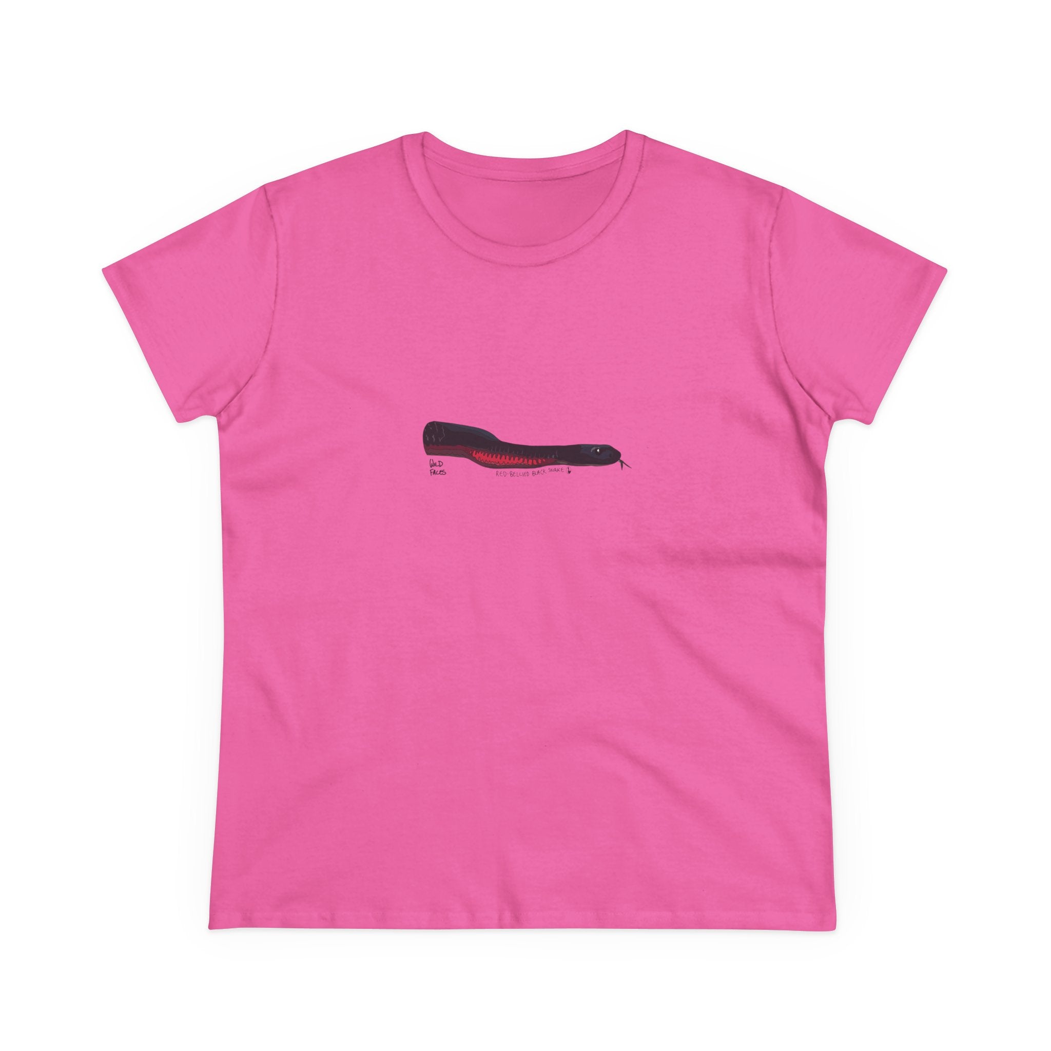 Red-bellied Black Snake - Women's Midweight Cotton Tee