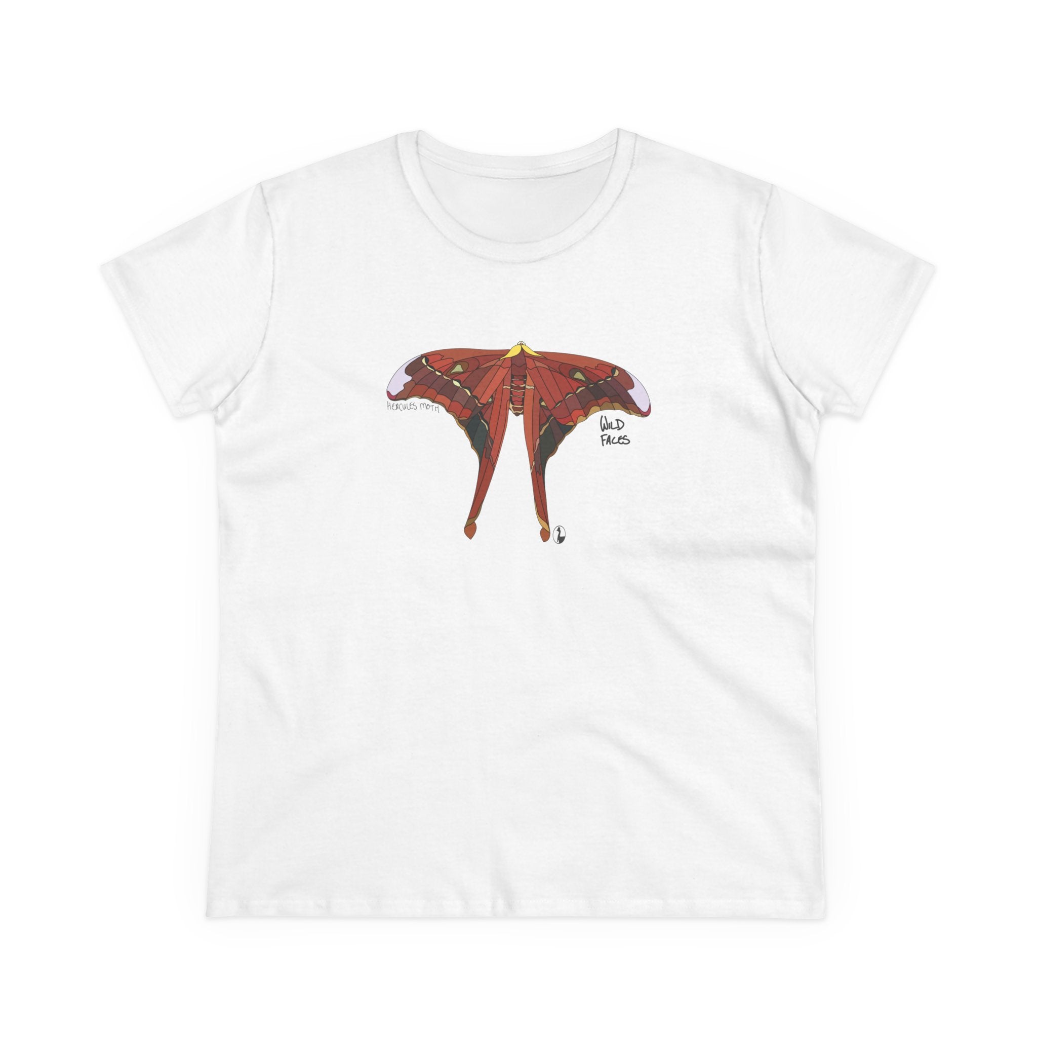 Hercules Moth - Women's Midweight Cotton Tee Printify