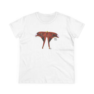 Hercules Moth - Women's Midweight Cotton Tee Printify