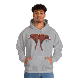Hercules Moth | Unisex Heavy Blend™ Hooded Sweatshirt Printify