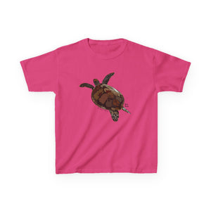 Green Turtle | Kids Heavy Cotton™ Tee Printify