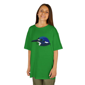 Forest Kingfisher (head) | Kids Heavy Cotton™ Tee Printify