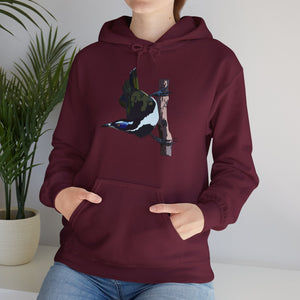 Blue-faced Honeyeater | Unisex Heavy Blend™ Hooded Sweatshirt Printify